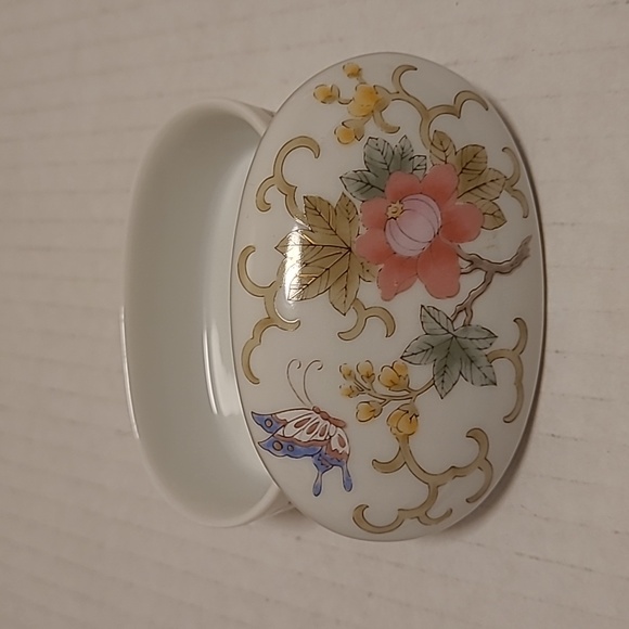 Vintage Express Otagiri Japan Lidded Trinket Box - Picture 11 of 16
